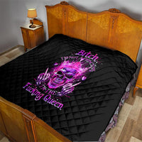 Queen Skull Quilt Bitch I'm Not A Princess I'm The Fucking Queen - Wonder Print Shop