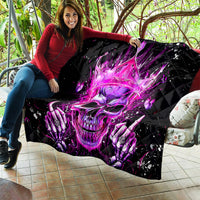 Queen Skull Quilt Bitch I'm Not A Princess I'm The Fucking Queen - Wonder Print Shop