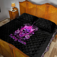 Queen Skull Quilt Bed Set Bitch I'm Not A Princess I'm The Fucking Queen - Wonder Print Shop