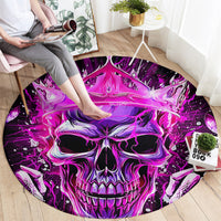 Queen Skull Round Carpet Bitch I'm Not A Princess I'm The Fucking Queen