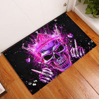 Queen Skull Rubber Doormat Bitch I'm Not A Princess I'm The Fucking Queen - Wonder Print Shop