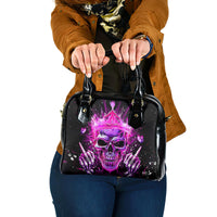 Queen Skull Shoulder Handbag Bitch I'm Not A Princess I'm The Fucking Queen