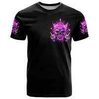 Queen Skull T Shirt Bitch I'm Not A Princess I'm The Fucking Queen - Wonder Print Shop