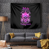 Queen Skull Tapestry Bitch I'm Not A Princess I'm The Fucking Queen - Wonder Print Shop