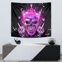 Queen Skull Tapestry Bitch I'm Not A Princess I'm The Fucking Queen - Wonder Print Shop