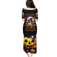 Pumpkin Witch Skull Puletasi In My Defense The Moon Was Full And I Was Left Unsupervided - Wonder Print Shop