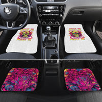 Flower Skull Car Mats Judge Me When You're Perfect Otherwise Shut Up - Wonder Print Shop