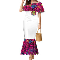 Flower Skull Mermaid Dress Judge Me When You're Perfect Otherwise Shut Up - Wonder Print Shop