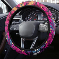 Flower Skull Steering Wheel Cover Judge Me When You're Perfect Otherwise Shut Up - Wonder Print Shop