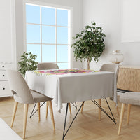 Flower Skull Tablecloth Judge Me When You're Perfect Otherwise Shut Up - Wonder Print Shop
