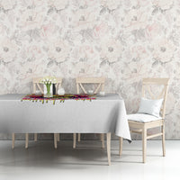 Flower Skull Tablecloth Judge Me When You're Perfect Otherwise Shut Up - Wonder Print Shop