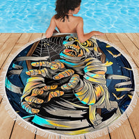 Mummy Skull Beach Blanket I'm Going To Hell to Pick You Up - Wonder Print Shop