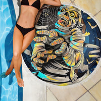 Mummy Skull Beach Blanket I'm Going To Hell to Pick You Up - Wonder Print Shop