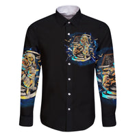 Mummy Skull Family Matching Puletasi and Hawaiian Shirt I'm Going To Hell to Pick You Up - Wonder Print Shop