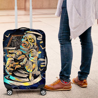 Mummy Skull Luggage Cover I'm Going To Hell to Pick You Up - Wonder Print Shop