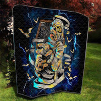 Mummy Skull Quilt I'm Going To Hell to Pick You Up - Wonder Print Shop