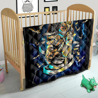 Mummy Skull Quilt I'm Going To Hell to Pick You Up - Wonder Print Shop