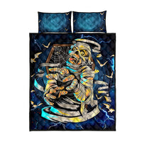 Mummy Skull Quilt Bed Set I'm Going To Hell to Pick You Up - Wonder Print Shop