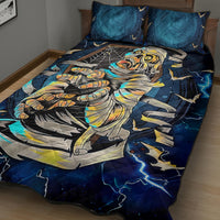Mummy Skull Quilt Bed Set I'm Going To Hell to Pick You Up - Wonder Print Shop