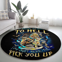 mummy-skull-round-carpet-im-going-to-hell-to-pick-you-up
