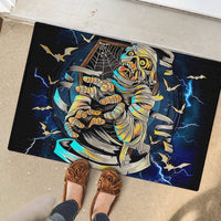 Mummy Skull Rubber Doormat I'm Going To Hell to Pick You Up - Wonder Print Shop