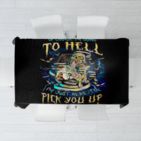 Mummy Skull Tablecloth I'm Going To Hell to Pick You Up - Wonder Print Shop