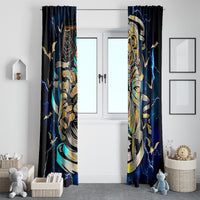 Mummy Skull Window Curtain I'm Going To Hell to Pick You Up - Wonder Print Shop