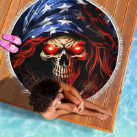 American Skull Beach Blanket One Day I Gonna Fuck It All - Wonder Print Shop