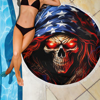 American Skull Beach Blanket One Day I Gonna Fuck It All - Wonder Print Shop