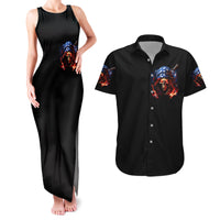 American Skull Couples Matching Tank Maxi Dress and Hawaiian Shirt One Day I Gonna Fuck It All - Wonder Print Shop