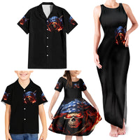 American Skull Family Matching Tank Maxi Dress and Hawaiian Shirt One Day I Gonna Fuck It All - Wonder Print Shop