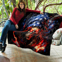 American Skull Quilt One Day I Gonna Fuck It All - Wonder Print Shop