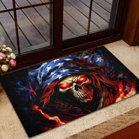 American Skull Rubber Doormat One Day I Gonna Fuck It All - Wonder Print Shop