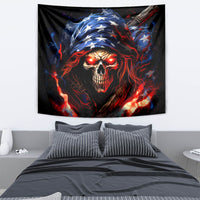 American Skull Tapestry One Day I Gonna Fuck It All - Wonder Print Shop