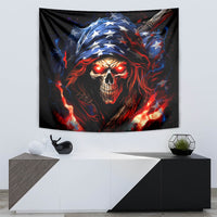 American Skull Tapestry One Day I Gonna Fuck It All - Wonder Print Shop