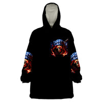 American Skull Wearable Blanket Hoodie One Day I Gonna Fuck It All - Wonder Print Shop