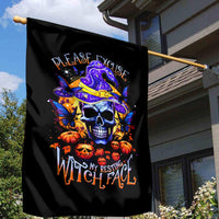 Halloween Skull Garden Flag Please Excuse My Resting Witch Face - Wonder Print Shop