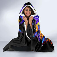 Halloween Skull Hooded Blanket Please Excuse My Resting Witch Face