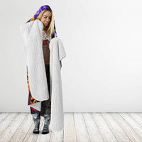 Halloween Skull Hooded Blanket Please Excuse My Resting Witch Face