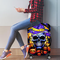 Halloween Skull Luggage Cover Please Excuse My Resting Witch Face - Wonder Print Shop