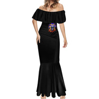 Halloween Skull Mermaid Dress Please Excuse My Resting Witch Face - Wonder Print Shop