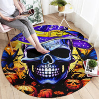 Halloween Skull Round Carpet Please Excuse My Resting Witch Face