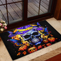Halloween Skull Rubber Doormat Please Excuse My Resting Witch Face - Wonder Print Shop