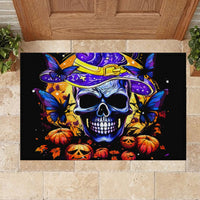 Halloween Skull Rubber Doormat Please Excuse My Resting Witch Face - Wonder Print Shop