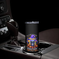 Halloween Skull Skinny Tumbler Please Excuse My Resting Witch Face - Wonder Print Shop