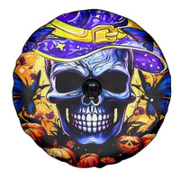 Halloween Skull Spare Tire Cover Please Excuse My Resting Witch Face - Wonder Print Shop