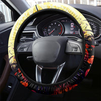 Halloween Skull Steering Wheel Cover Please Excuse My Resting Witch Face - Wonder Print Shop
