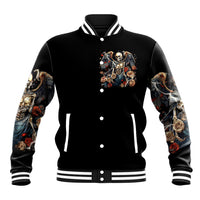 Angel Skull Baseball Jacket Sometimes An Angel Sometimes A Hellraiser - Wonder Print Shop