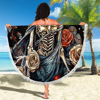 Angel Skull Beach Blanket Sometimes An Angel Sometimes A Hellraiser - Wonder Print Shop