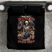 Angel Skull Bedding Set Sometimes An Angel Sometimes A Hellraiser - Wonder Print Shop